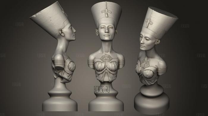 Queen Of Egypt stl model for CNC